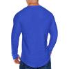 imageCOOFANDY Men 2 Pack Muscle Fitted T Shirt Gym Workout Athletic Long Sleeves TeeBlackBlue