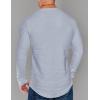 imageCOOFANDY Men 2 Pack Muscle Fitted T Shirt Gym Workout Athletic Long Sleeves TeeBlackGrey Blue