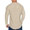 imageCOOFANDY Men 2 Pack Muscle Fitted T Shirt Gym Workout Athletic Long Sleeves TeeBlackKhaki