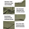 imageCOOFANDY Men 2 Pack Muscle Fitted T Shirt Gym Workout Athletic Long Sleeves TeeBlackLight Army Green