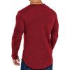 imageCOOFANDY Men 2 Pack Muscle Fitted T Shirt Gym Workout Athletic Long Sleeves TeeBlackWine Red