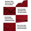imageCOOFANDY Men 2 Pack Muscle Fitted T Shirt Gym Workout Athletic Long Sleeves TeeBlackWine Red