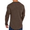 imageCOOFANDY Men 2 Pack Muscle Fitted T Shirt Gym Workout Athletic Long Sleeves TeeDark Gery and Brown
