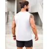 imageCOOFANDY Mens 2 Pack Muscle Sleeveless Shirt Dry Fit Workout Gym Tank TopsBlackWhite