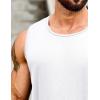 imageCOOFANDY Mens 2 Pack Muscle Sleeveless Shirt Dry Fit Workout Gym Tank TopsBlackWhite