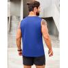 imageCOOFANDY Mens 2 Pack Muscle Sleeveless Shirt Dry Fit Workout Gym Tank TopsBlueLight Grey