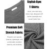 imageCOOFANDY Mens 2 Pack Muscle TShirt Stretch Long Sleeve Gym Workout Bodybuilding Training Tee Shirts Casual Hipster TopsAwine RedDark Grey