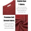 imageCOOFANDY Mens 2 Pack Muscle TShirt Stretch Long Sleeve Gym Workout Bodybuilding Training Tee Shirts Casual Hipster TopsBlackRed