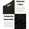imageCOOFANDY Mens 2 Pack Muscle TShirt Stretch Long Sleeve Gym Workout Bodybuilding Training Tee Shirts Casual Hipster TopsNavy BlueArmy Green