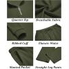 imageCOOFANDY Mens 2 Piece Tracksuit Set Polo Athletic Sweatsuit Quarter Zip Jogging Long Sleeve Casual Sports OutfitsArmy Green