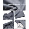 imageCOOFANDY Mens 2 Pieces Linen Set Casual Henley Shirts Short Sleeve Beach Yoga Shorts Summer Pants OutfitsFlecking Navy Blue