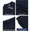imageCOOFANDY Mens 2 Pieces Linen Set Casual Henley Shirts Short Sleeve Beach Yoga Shorts Summer Pants OutfitsNavy Blue