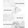 imageCOOFANDY Mens 2 Pieces Set Short Sleeve Casual Henley Shirts Beach Yoga Pants Summer Beach OutfitAll White