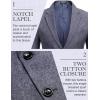 imageCOOFANDY Mens Blazer Casual Slim Fit Sport Coats Two Button Lightweight Suit JacketBlue
