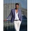 imageCOOFANDY Mens Blazer Casual Slim Fit Sport Coats Two Button Lightweight Suit JacketBlue