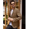 imageCOOFANDY Mens Blazer Casual Slim Fit Sport Coats Two Button Lightweight Suit JacketCamel