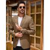 imageCOOFANDY Mens Blazer Casual Slim Fit Sport Coats Two Button Lightweight Suit JacketCamel