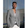 imageCOOFANDY Mens Blazer Casual Slim Fit Sport Coats Two Button Lightweight Suit JacketDusty Gray