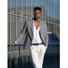 imageCOOFANDY Mens Blazer Casual Slim Fit Sport Coats Two Button Lightweight Suit JacketDusty Gray
