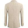 imageCOOFANDY Mens Blazer Casual Slim Fit Sport Coats Two Button Lightweight Suit JacketLight Khaki
