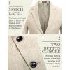 imageCOOFANDY Mens Blazer Casual Slim Fit Sport Coats Two Button Lightweight Suit JacketLight Khaki