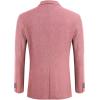 imageCOOFANDY Mens Blazer Casual Slim Fit Sport Coats Two Button Lightweight Suit JacketLotus Pink