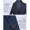 imageCOOFANDY Mens Blazer Casual Slim Fit Sport Coats Two Button Lightweight Suit JacketNavy Blue