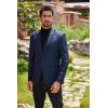 imageCOOFANDY Mens Blazer Casual Slim Fit Sport Coats Two Button Lightweight Suit JacketNavy Blue