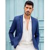 imageCOOFANDY Mens Blazer Casual Slim Fit Sport Coats Two Button Lightweight Suit JacketRoyal Blue