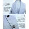 imageCOOFANDY Mens Blazer Casual Slim Fit Sport Coats Two Button Lightweight Suit JacketSky Blue