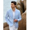 imageCOOFANDY Mens Blazer Casual Slim Fit Sport Coats Two Button Lightweight Suit JacketSky Blue