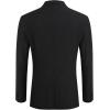 imageCOOFANDY Mens Blazer Casual Slim Fit Sport Coats Two Button Lightweight Suit JacketSolid Color Blazer  Black