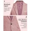 imageCOOFANDY Mens Blazer Casual Sport Coats Slim Fit One Button Suit Jacket Lightweight Sports JacketBrick Red