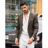 imageCOOFANDY Mens Blazer Casual Sport Coats Slim Fit One Button Suit Jacket Lightweight Sports JacketBrown