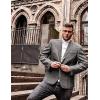 imageCOOFANDY Mens Blazer Casual Sport Coats Slim Fit One Button Suit Jacket Lightweight Sports JacketGrey