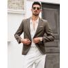 imageCOOFANDY Mens Blazer Casual Sport Coats Slim Fit One Button Suit Jacket Lightweight Sports JacketKhaki