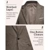 imageCOOFANDY Mens Blazer Casual Sport Coats Slim Fit One Button Suit Jacket Lightweight Sports JacketKhaki