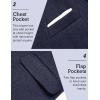 imageCOOFANDY Mens Blazer Casual Sport Coats Slim Fit One Button Suit Jacket Lightweight Sports JacketNavy Blue