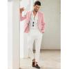 imageCOOFANDY Mens Blazer Casual Sport Coats Slim Fit One Button Suit Jacket Lightweight Sports JacketPink