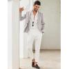 imageCOOFANDY Mens Blazer Casual Sport Coats Slim Fit One Button Suit Jacket Lightweight Sports JacketSky Grey