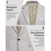 imageCOOFANDY Mens Blazer Casual Sport Coats Slim Fit One Button Suit Jacket Lightweight Sports JacketSky Grey