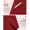 imageCOOFANDY Mens Blazer Casual Sport Coats Slim Fit One Button Suit Jacket Lightweight Sports JacketWine Red