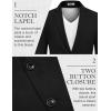 imageCOOFANDY Mens Blazer Casual Sport Coats Two Buttons Lightweight Suit JacketBlack