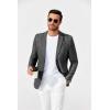 imageCOOFANDY Mens Blazer Casual Sport Coats Two Buttons Lightweight Suit JacketDark Charcoal