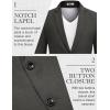 imageCOOFANDY Mens Blazer Casual Sport Coats Two Buttons Lightweight Suit JacketDark Charcoal