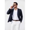 imageCOOFANDY Mens Blazer Casual Sport Coats Two Buttons Lightweight Suit JacketNavy Blue