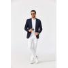 imageCOOFANDY Mens Blazer Casual Sport Coats Two Buttons Lightweight Suit JacketNavy Blue