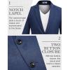 imageCOOFANDY Mens Blazer Casual Sport Coats Two Buttons Lightweight Suit JacketNavy Blue