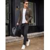 imageCOOFANDY Mens Blazer Casual Two Buttons Sport Coat Slim Fit Lightweight Suit JacketsBrown