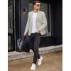 imageCOOFANDY Mens Blazer Casual Two Buttons Sport Coat Slim Fit Lightweight Suit JacketsLight Grey
